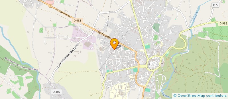 localisation de l'entreprise MONSIEUR GERALD UBASSY  UZES