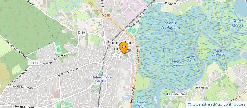 localisation de l'entreprise MONSIEUR GERALD UGUEN à SAINT-HILAIRE-DE-RIEZ