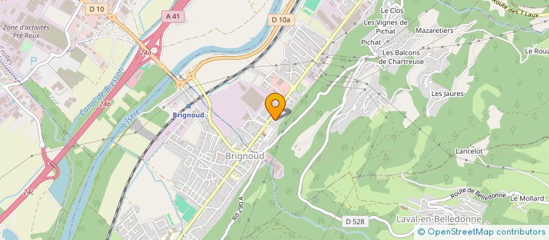 localisation de l'entreprise MONSIEUR GERALD VACCARINI  FROGES