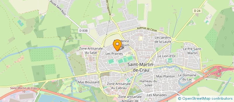 localisation de l'entreprise MONSIEUR GERALD VALDENAIRE à SAINT-MARTIN-DE-CRAU