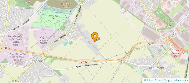 localisation de l'entreprise MONSIEUR GERALD VANHOUTTEGHEM  HENIN-BEAUMONT