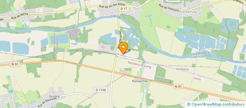 localisation de l'entreprise MONSIEUR GERALD VASSEUR  FONTENOY