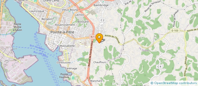 localisation de l'entreprise MONSIEUR GERALD VERGEROLLE à LES ABYMES