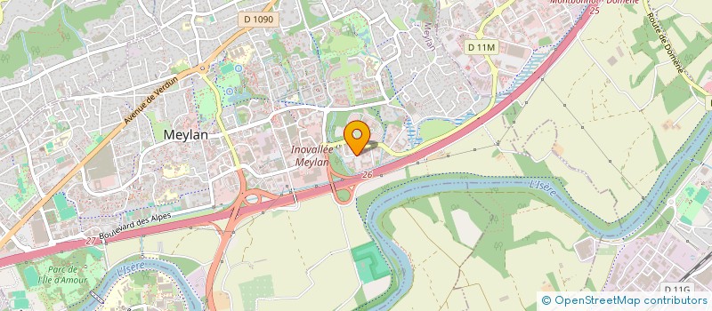 localisation de l'entreprise MONSIEUR GERALD VESSEREAU à MEYLAN