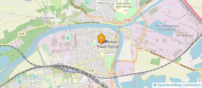 localisation de l'entreprise MONSIEUR GERALD VEYNNAT  MONTEREAU-FAULT-YONNE