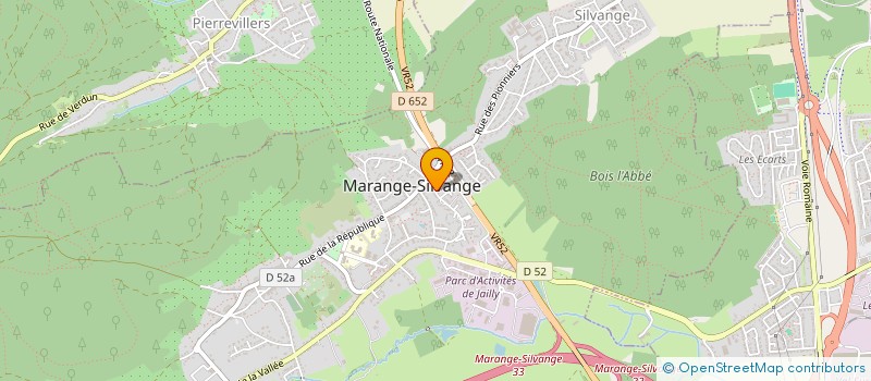 localisation de l'entreprise MONSIEUR GERALD VILBOIS  MARANGE-SILVANGE