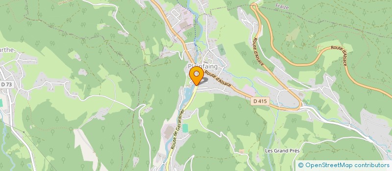 localisation de l'entreprise MONSIEUR GERALD VINCENT  PLAINFAING