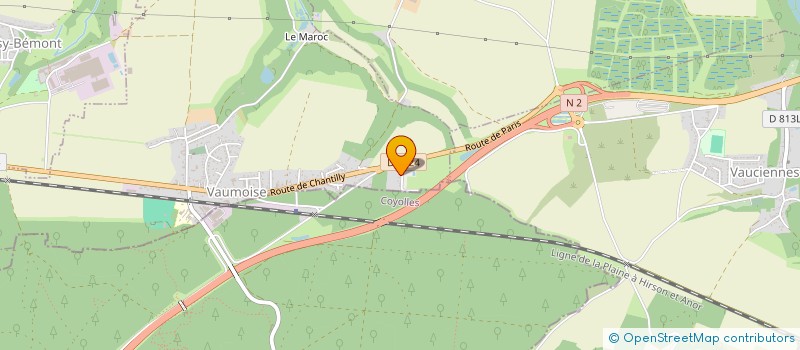 localisation de l'entreprise MONSIEUR GERALD WACYK  VAUMOISE