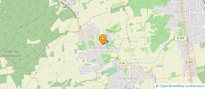 localisation de l'entreprise MONSIEUR GERALD WALGER  ZIMMERSHEIM