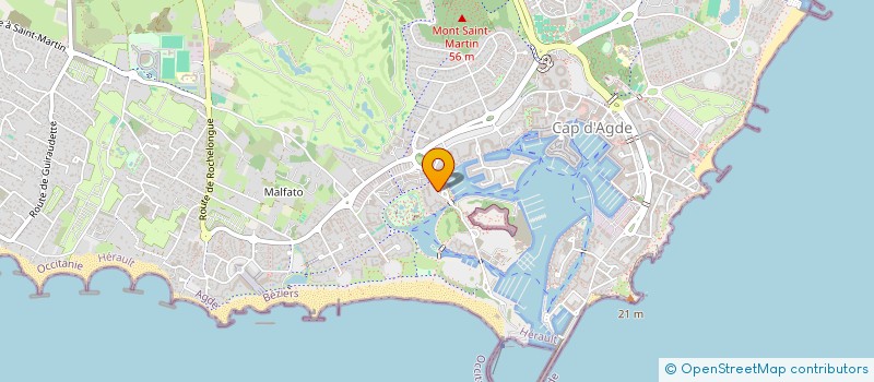 localisation de l'entreprise MONSIEUR GERALDI TEBIIEROOITERAI  AGDE