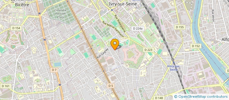 localisation de l'entreprise MONSIEUR GERALDIN MANANATRA  VITRY-SUR-SEINE