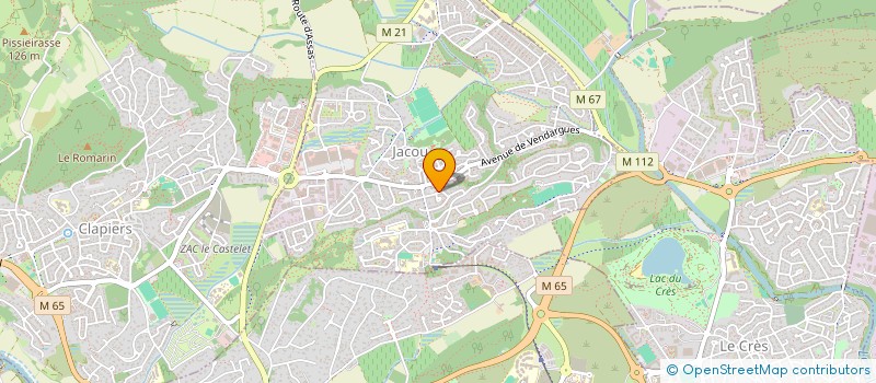 localisation de l'entreprise MONSIEUR GERALDINE BARAT  JACOU