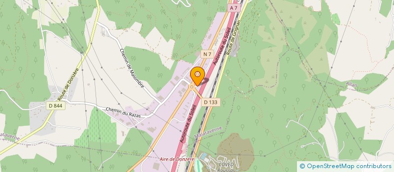 localisation de l'entreprise MONSIEUR GERALDINE JOURNAL  MALATAVERNE