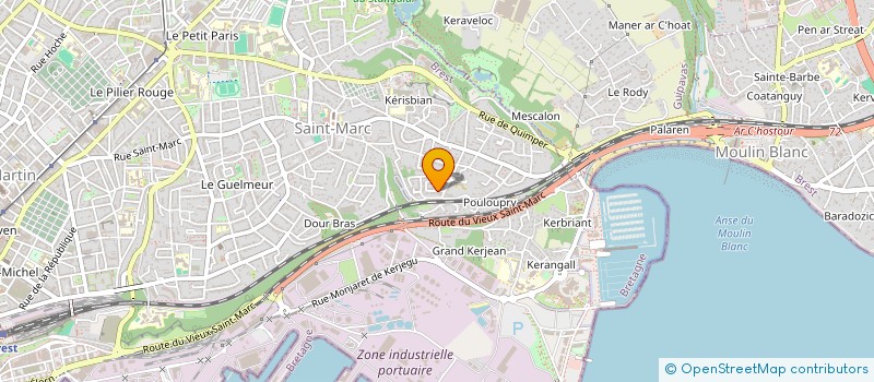 localisation de l'entreprise MONSIEUR GERALDO DINA à BREST