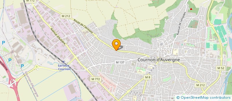 localisation de l'entreprise MONSIEUR GERALDO FUNGENZI  COURNON-D'AUVERGNE