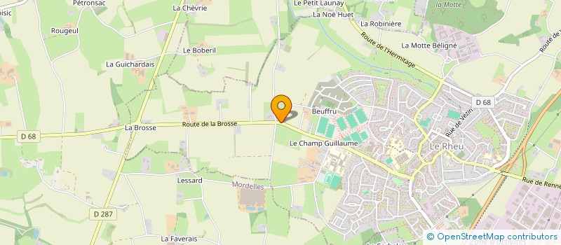 localisation de l'entreprise MONSIEUR GERALDO SANTOS FERREIRA VAZ  LE RHEU