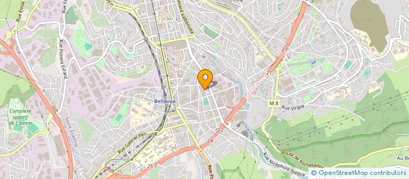 localisation de l'entreprise MONSIEUR GERALDUS OELA DONA  SAINT-ETIENNE