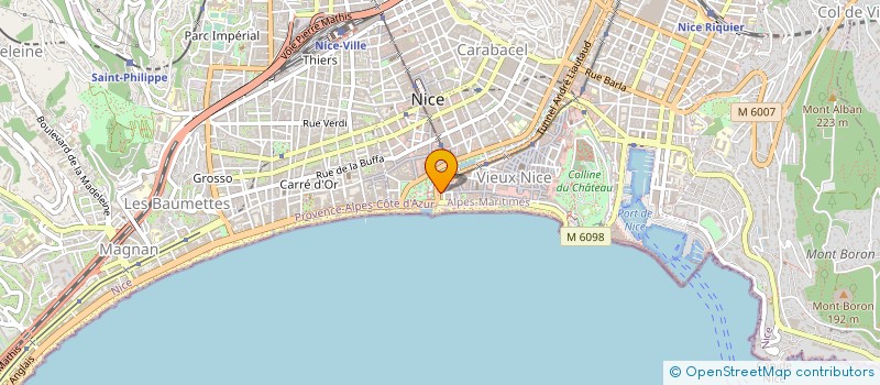 localisation de l'entreprise MONSIEUR GERARD ABECASSIS à NICE