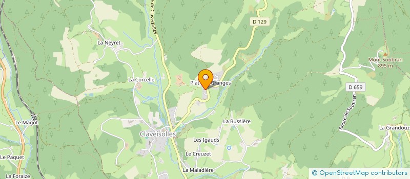 localisation de l'entreprise MONSIEUR GERARD ACHAINTRE  CLAVEISOLLES