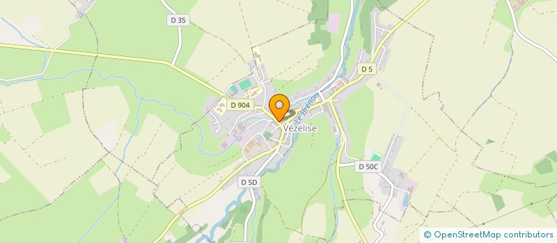 localisation de l'entreprise MONSIEUR GERARD ADAM  VEZELISE