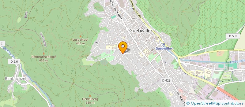 localisation de l'entreprise MONSIEUR GERARD ADDESA  GUEBWILLER