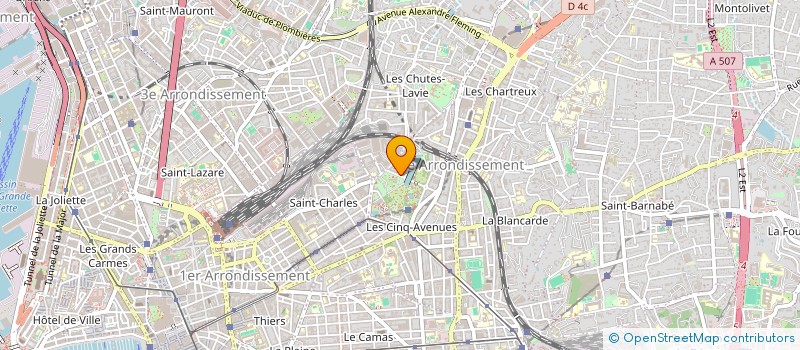 localisation de l'entreprise MONSIEUR GERARD-ALAIN SENTENAC  MARSEILLE