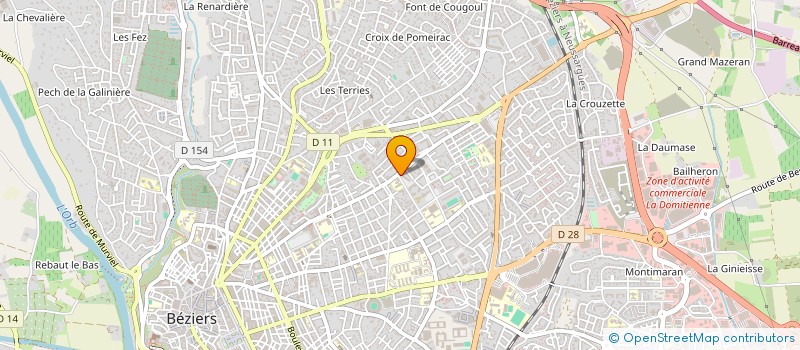localisation de l'entreprise MONSIEUR GERARD ALAUZET à BEZIERS