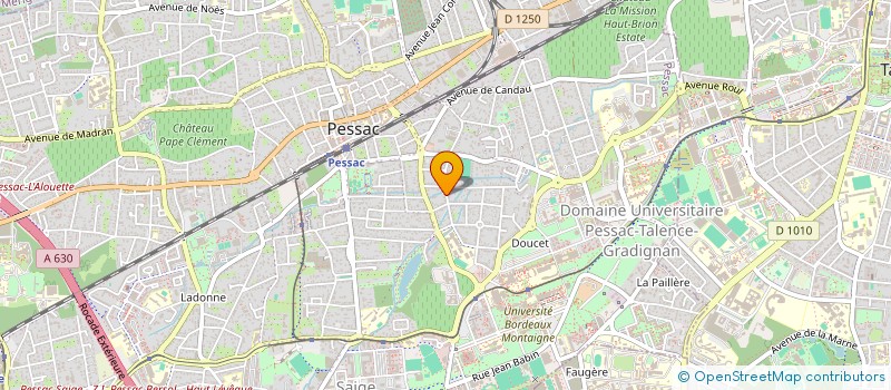 localisation de l'entreprise MONSIEUR GERARD ALBOUY  PESSAC