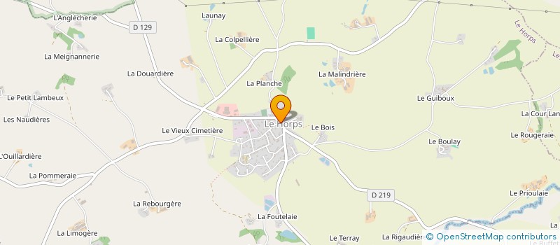 localisation de l'entreprise MONSIEUR GERARD ALEXANDRE à LE HORPS
