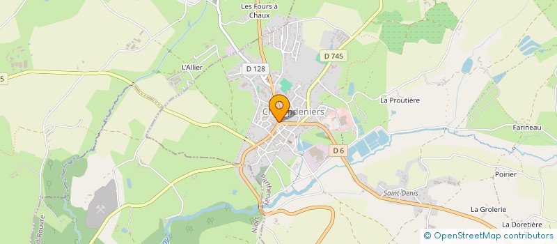 localisation de l'entreprise MONSIEUR GERARD ALEXANDRE  CHAMPDENIERS