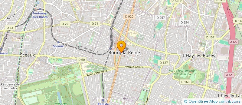 localisation de l'entreprise MONSIEUR GERARD ALEZRA à BOURG-LA-REINE