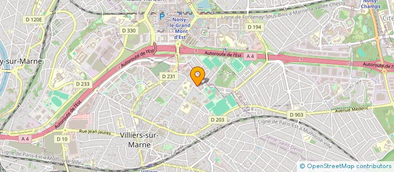 localisation de l'entreprise MONSIEUR GERARD ALLOUCH  VILLIERS-SUR-MARNE