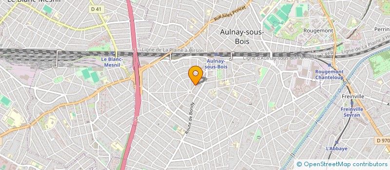 localisation de l'entreprise MONSIEUR GERARD ALLOUCHE à AULNAY-SOUS-BOIS