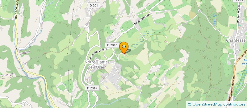 localisation de l'entreprise MONSIEUR GERARD AMIEUX à NOTRE-DAME-DE-L'OSIER