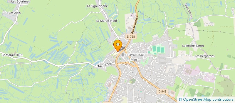 localisation de l'entreprise MONSIEUR GERARD ANDRE à BEAUVOIR-SUR-MER