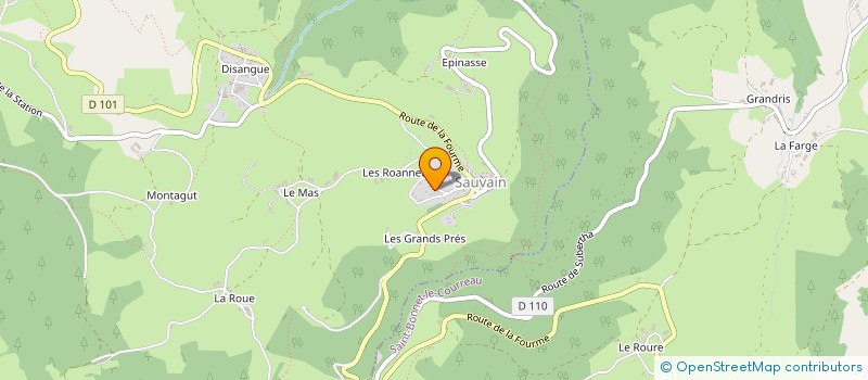 localisation de l'entreprise MONSIEUR GERARD ANDRE à SAUVAIN