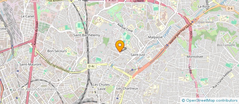 localisation de l'entreprise MONSIEUR GERARD ANDRE MARIUS SAINT ETIENNE  MARSEILLE 13EME