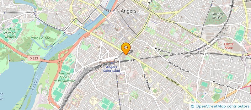 localisation de l'entreprise MONSIEUR GERARD ANDRE SIMON BROSSEAU  ANGERS