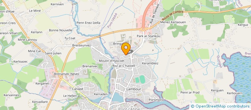 localisation de l'entreprise MONSIEUR GERARD ANDREAU à PONT-L'ABBE