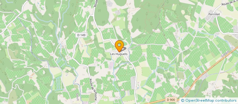 localisation de l'entreprise MONSIEUR GERARD ANDREIS  ROUSSILLON