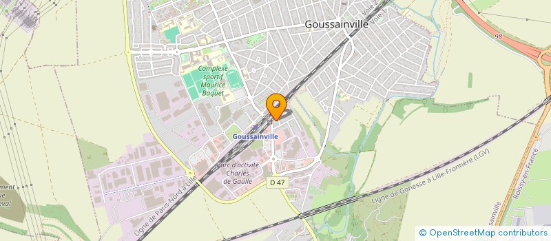 localisation de l'entreprise MONSIEUR GERARD ANIC  GOUSSAINVILLE