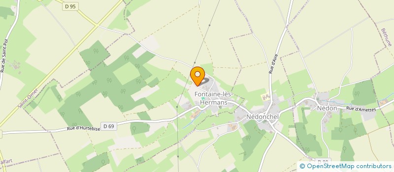 localisation de l'entreprise MONSIEUR GERARD ANNEQUIN  FONTAINE-LES-HERMANS