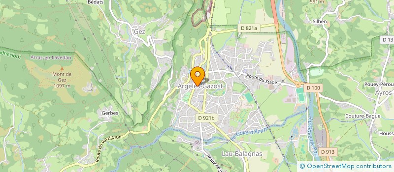 localisation de l'entreprise MONSIEUR GERARD APAS  ARGELES-GAZOST