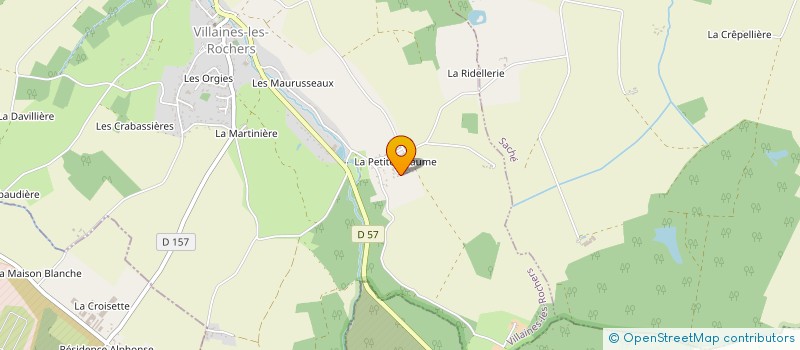 localisation de l'entreprise MONSIEUR GERARD ARCHAMBAULT  VILLAINES LES ROCHERS