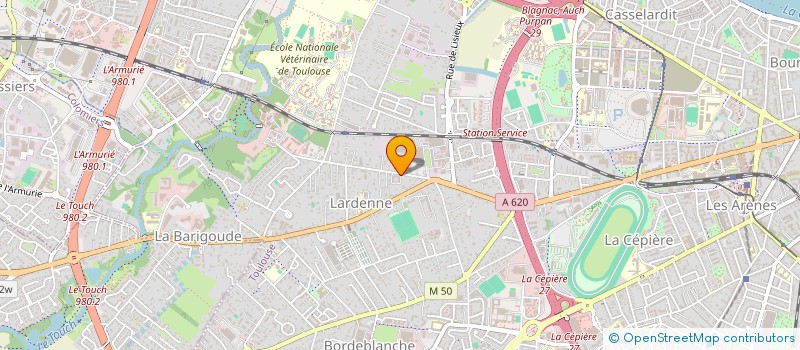 localisation de l'entreprise MONSIEUR GERARD ARIBAUT à TOULOUSE