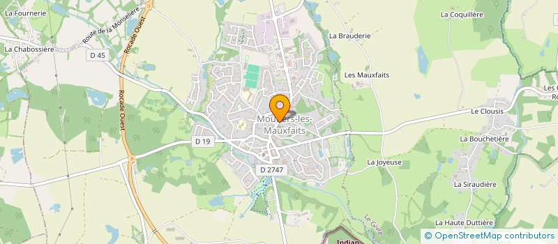 localisation de l'entreprise MONSIEUR GERARD ARNAUD à MOUTIERS-LES-MAUXFAITS
