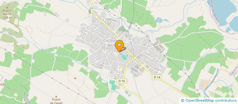 localisation de l'entreprise MONSIEUR GERARD ARNAUD  CAZOULS-LES-BEZIERS