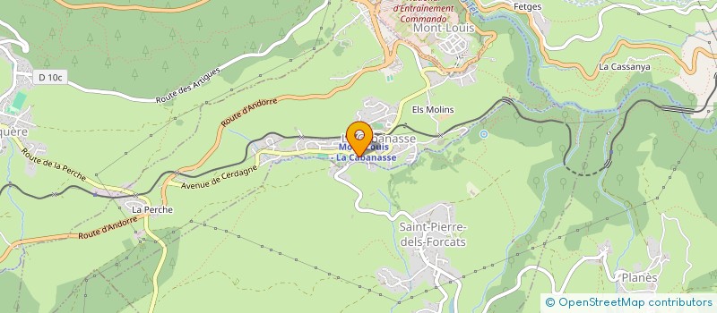 localisation de l'entreprise MONSIEUR GERARD ARTIGUES  LA CABANASSE