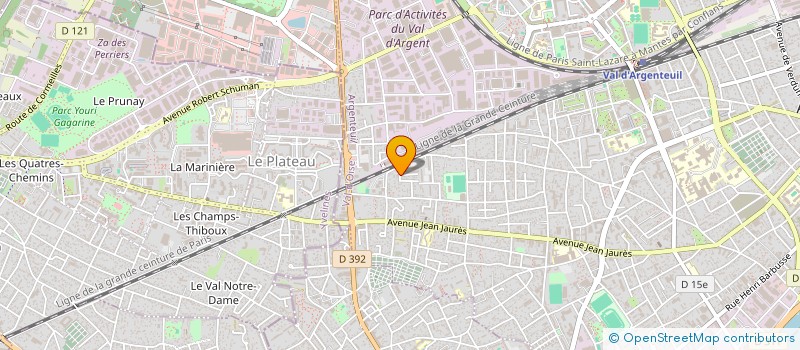 localisation de l'entreprise MONSIEUR GERARD ASSAOUI à ARGENTEUIL