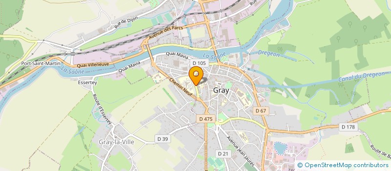 localisation de l'entreprise MONSIEUR GERARD ASSOULINE à GRAY